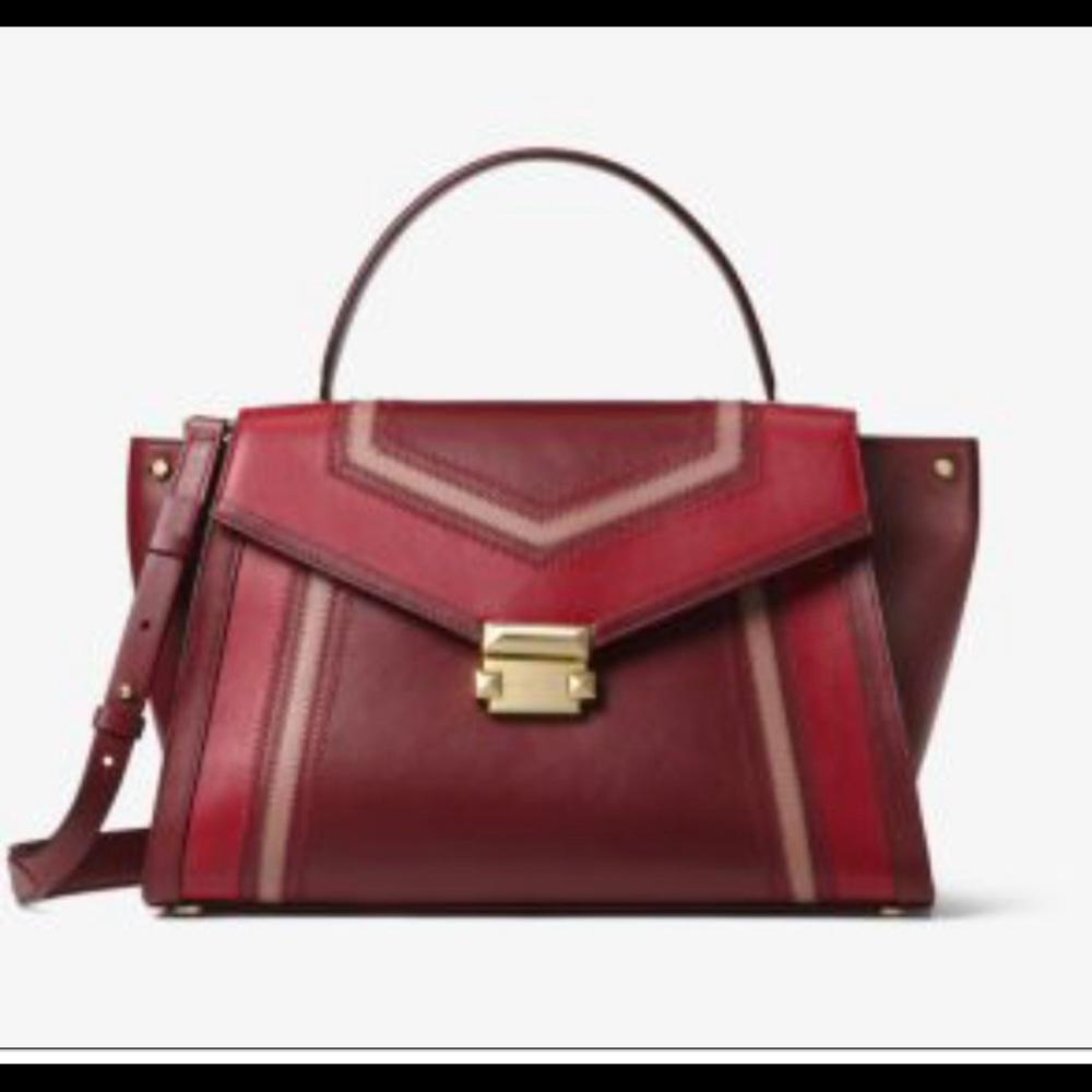 Authentic Brand new Michael Kors Whitney large satchel